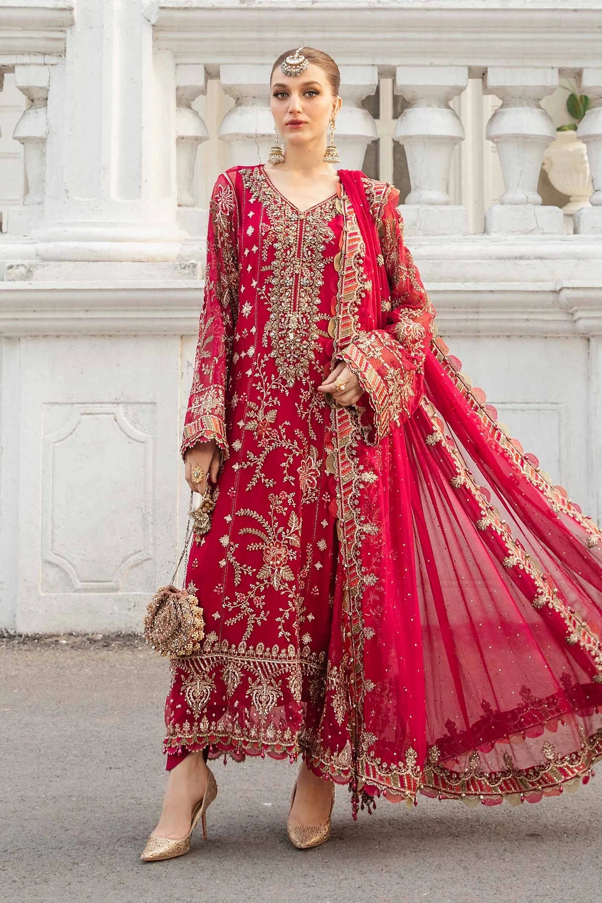 Maria B Pink Formal Collection ChiffonLF987