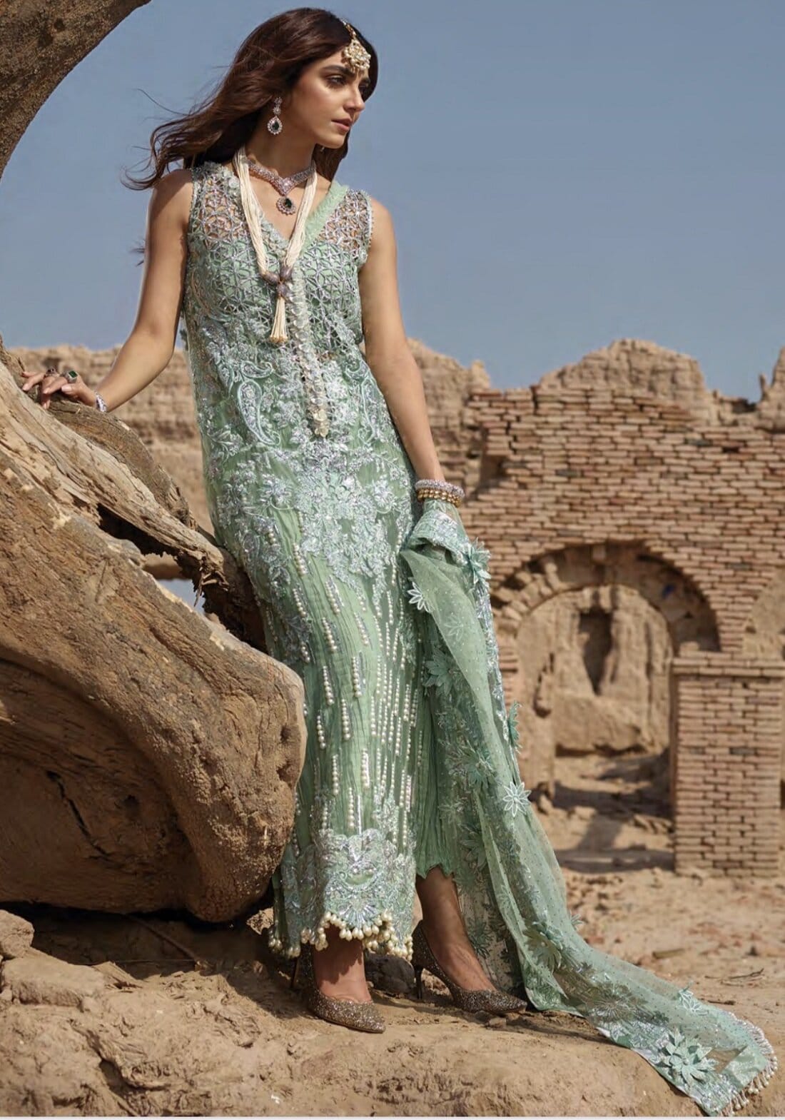 Crimson Sea green Exclusive Net LF0983 Libas Fashion Crimson Sea green Exclusive Net LF0983 Libas Fashion