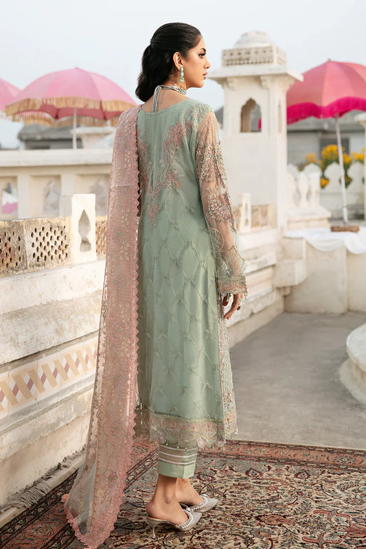 Ramsha Pistachio Formal Organza Collection