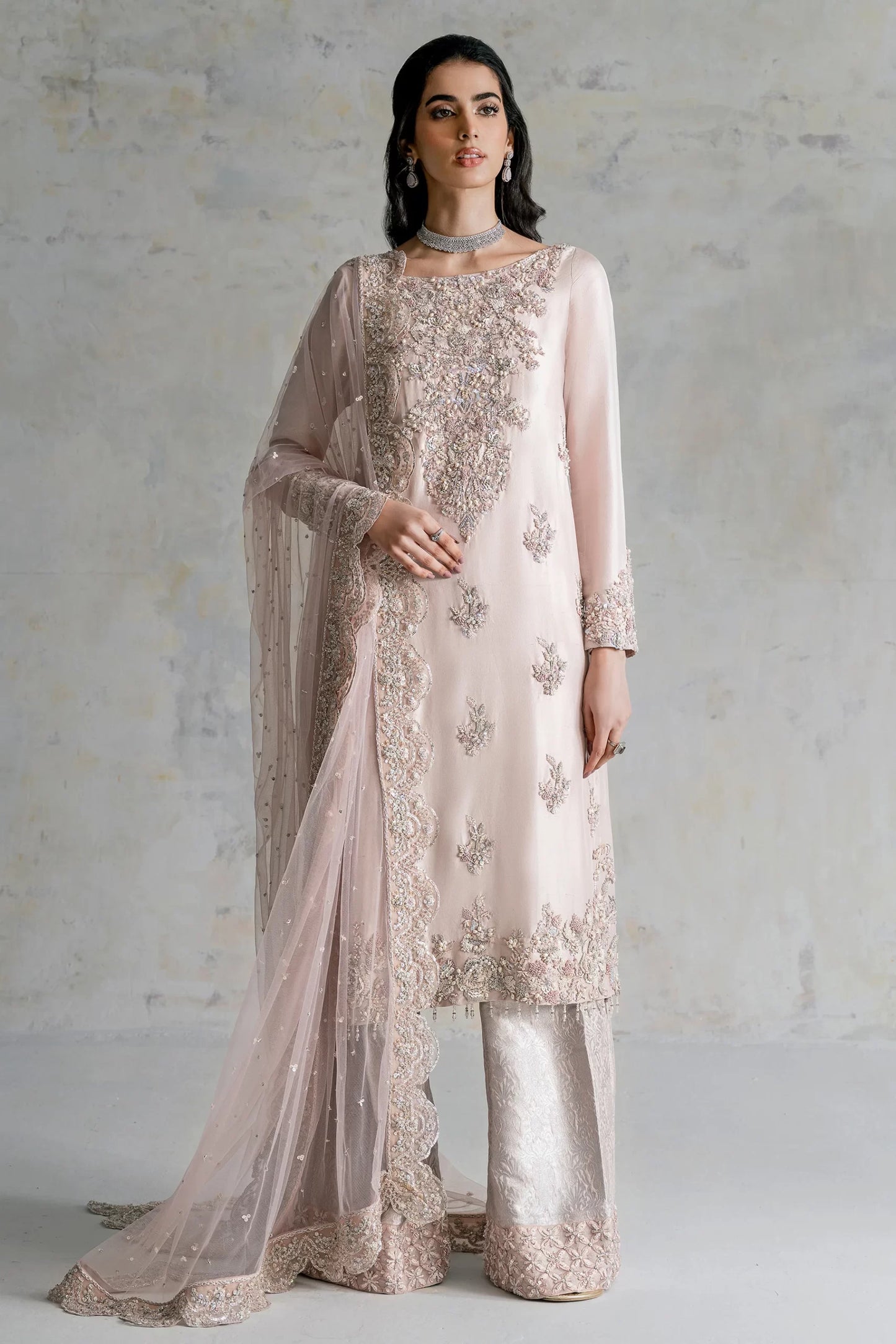 Ammara Khan Pink Formal Collection Organza LF0957