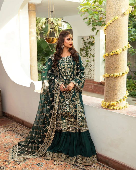 Faiza Saqlain Green Formal LF0965