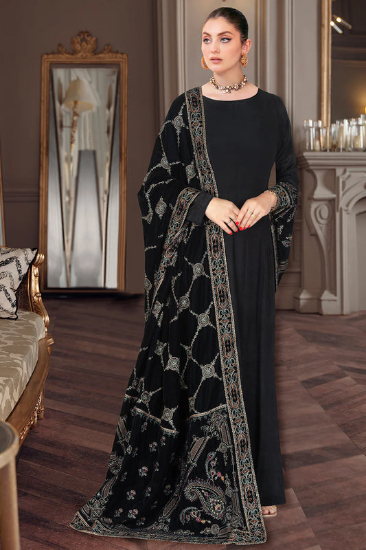 Shawl With Raw Silk Suit LF0884