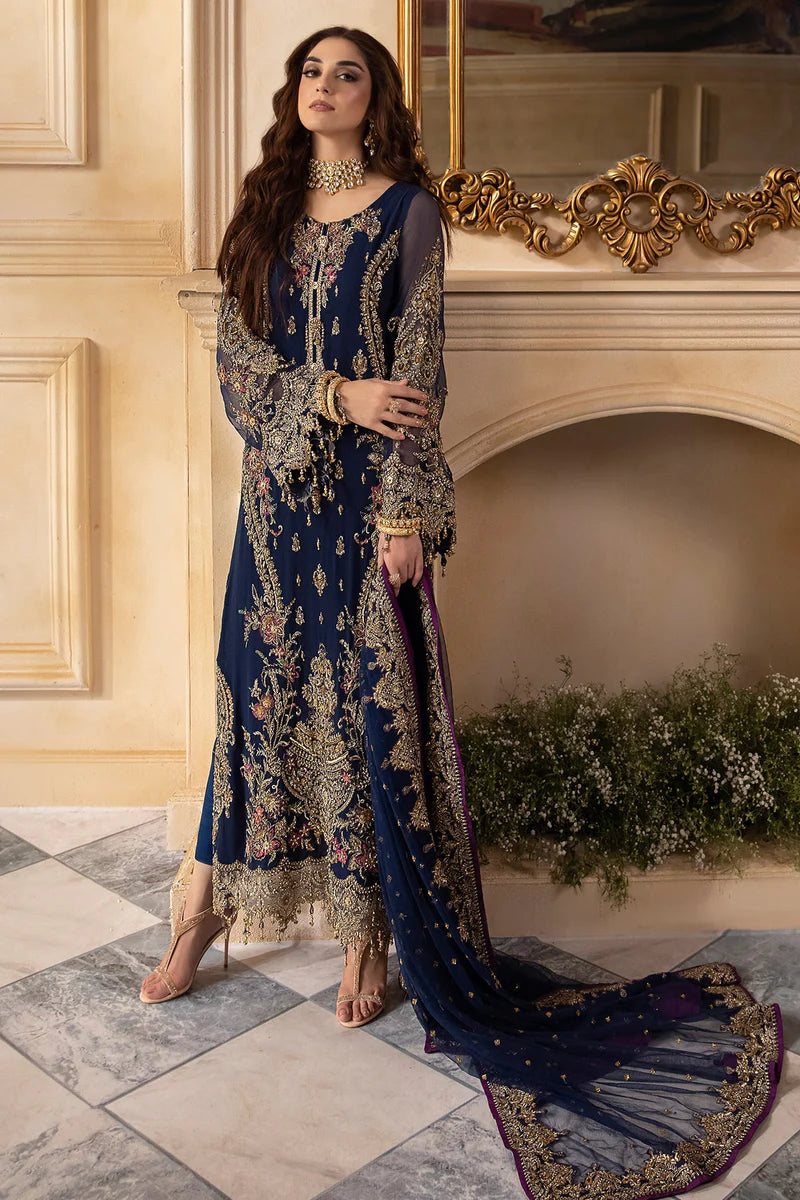 Charizma Blue Formal Chiffon Collection