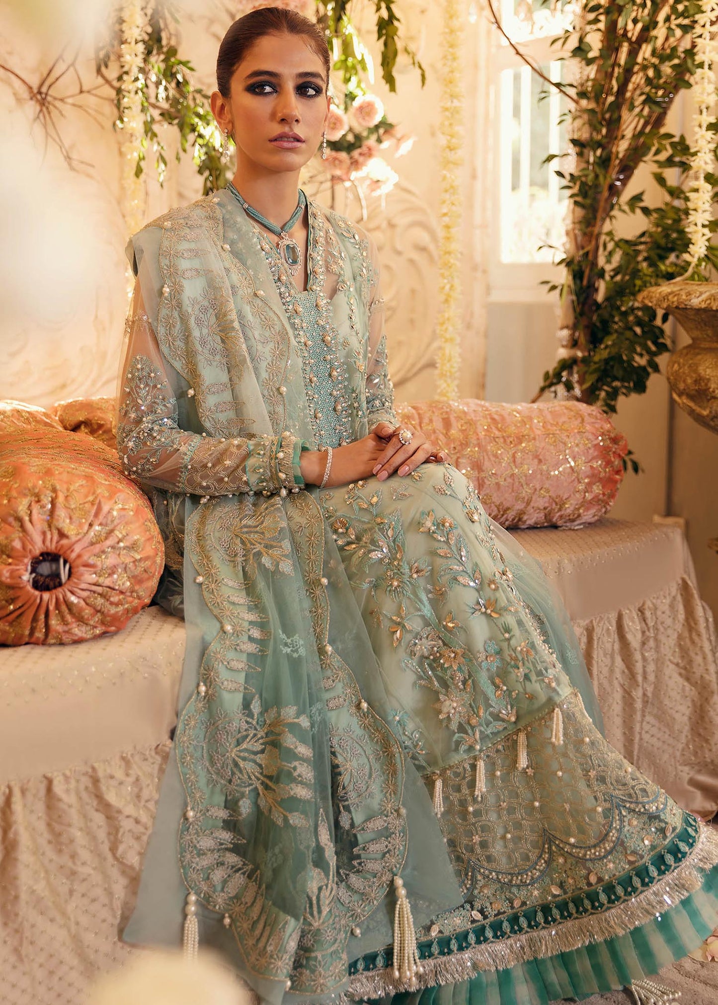 Sea Green Formal Collection Organza LF0915