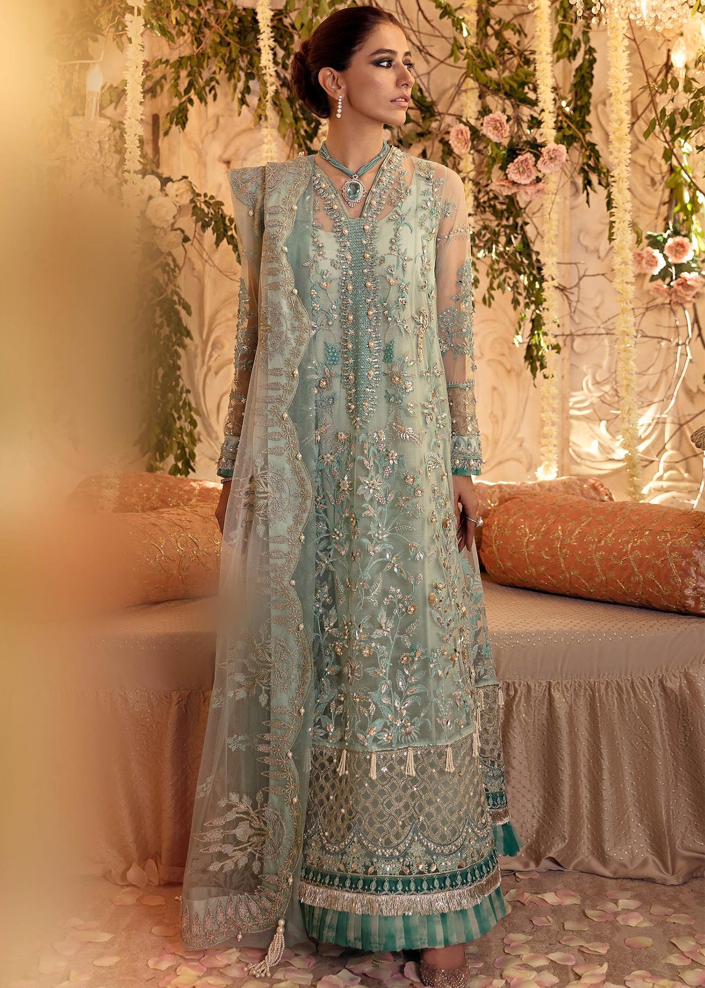 Sea Green Formal Collection Organza LF0915