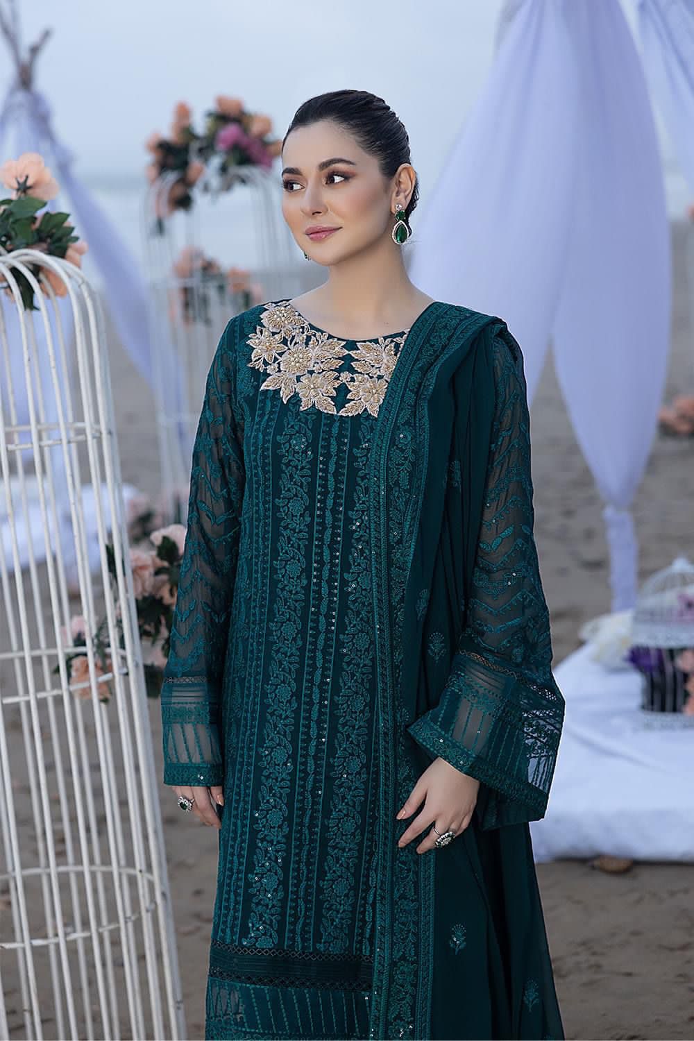 Azure Embroidery Chiffon Collection LF0997