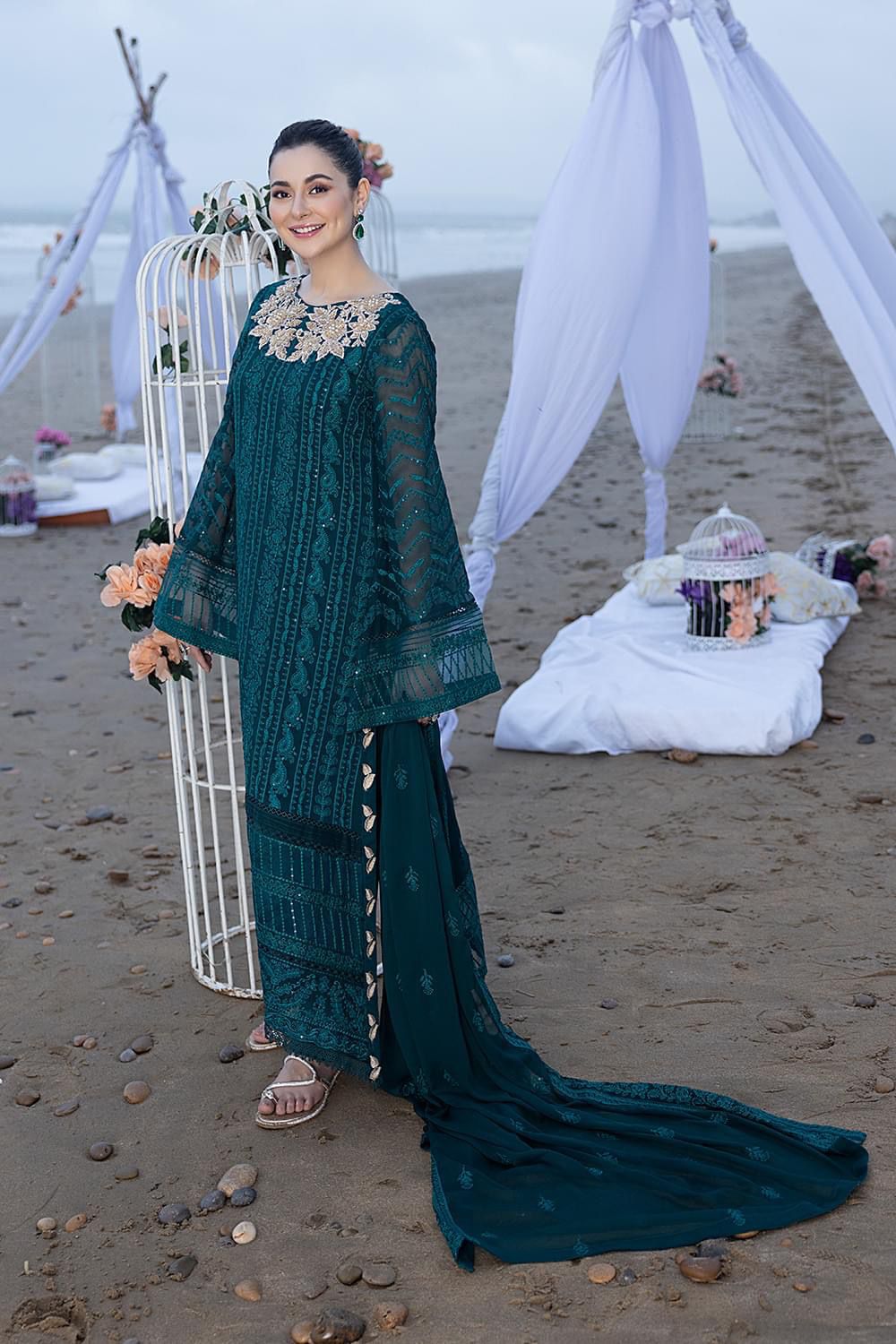 Azure Embroidery Chiffon Collection LF0997