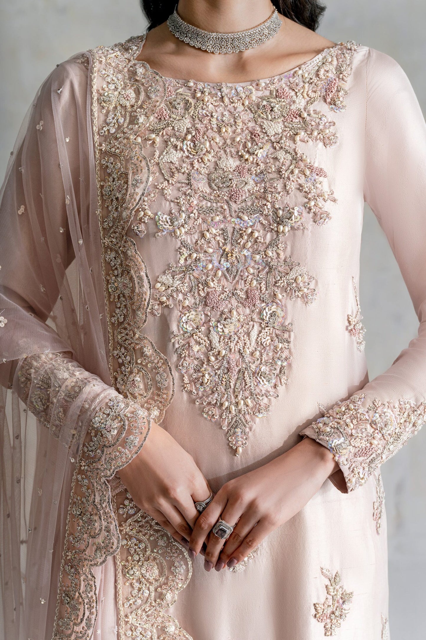 Ammara Khan Pink Formal Collection Organza LF0957