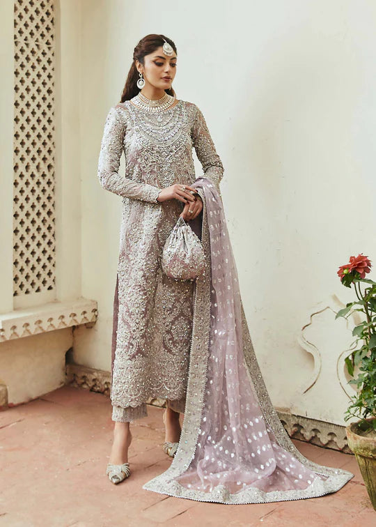 Kanwal Malik Purple Formal Net Collectionlf88