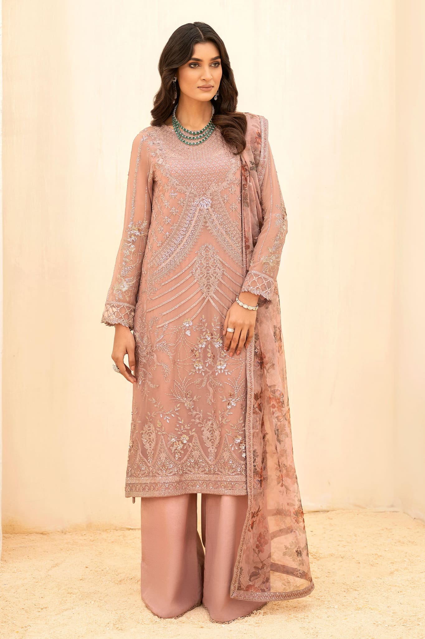 Iznik Pink Organza Formal Collection