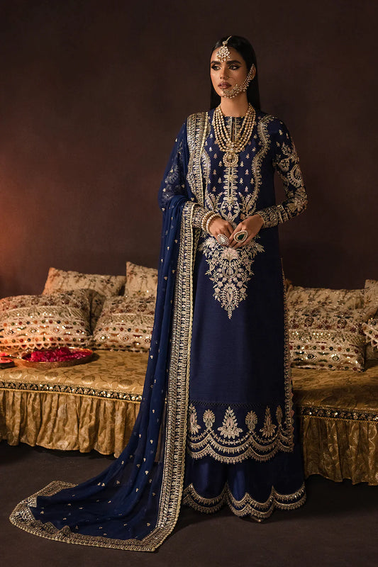 Afrozeh Blue Velvet collection LF0956